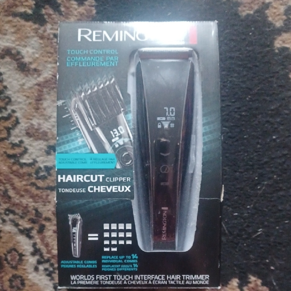 Remington Touch Control Haircut Clipper - Black